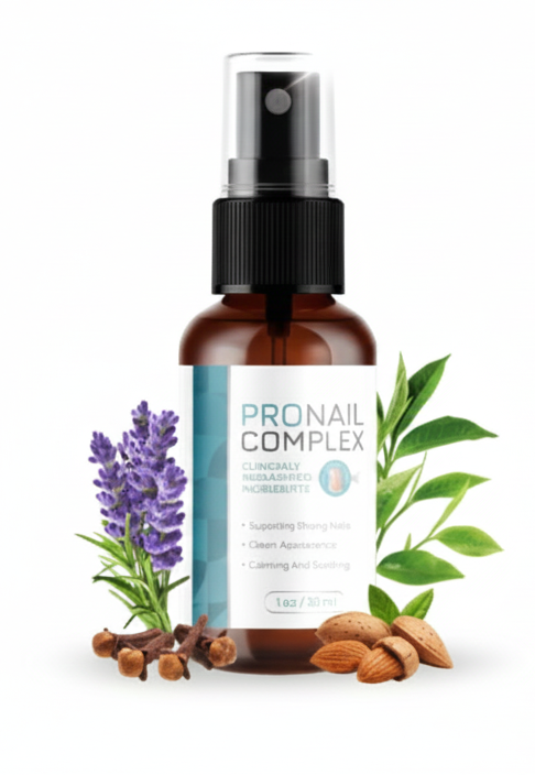 Topical botanical nail care spray